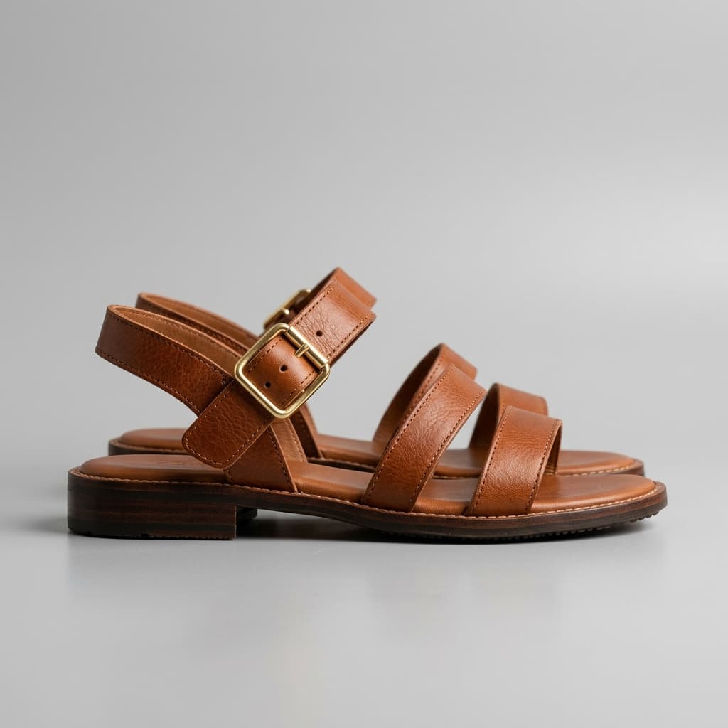 Brown Leather Sandals