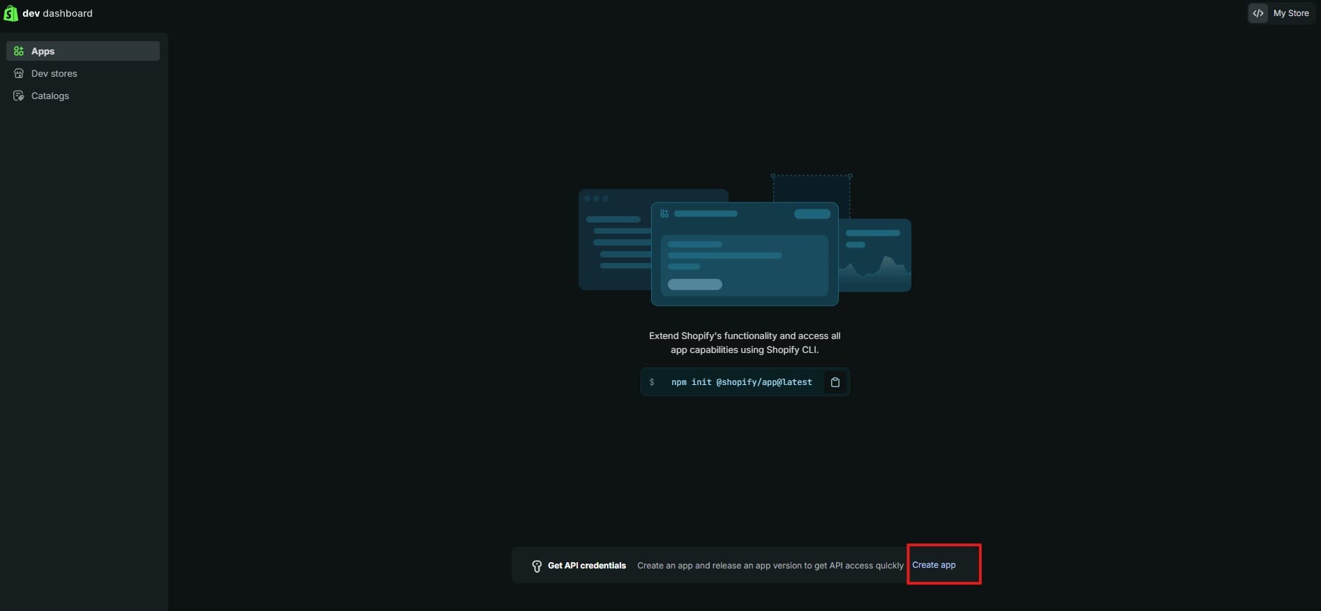 Create a new app