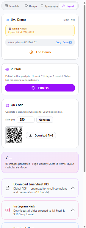 15-minute free demo preview of your digital catalog